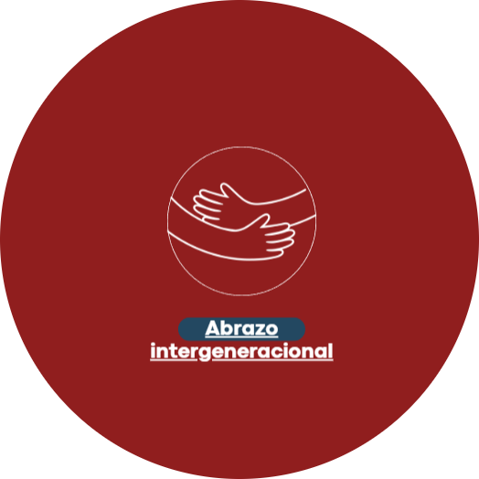 Abrazo intergeneracional